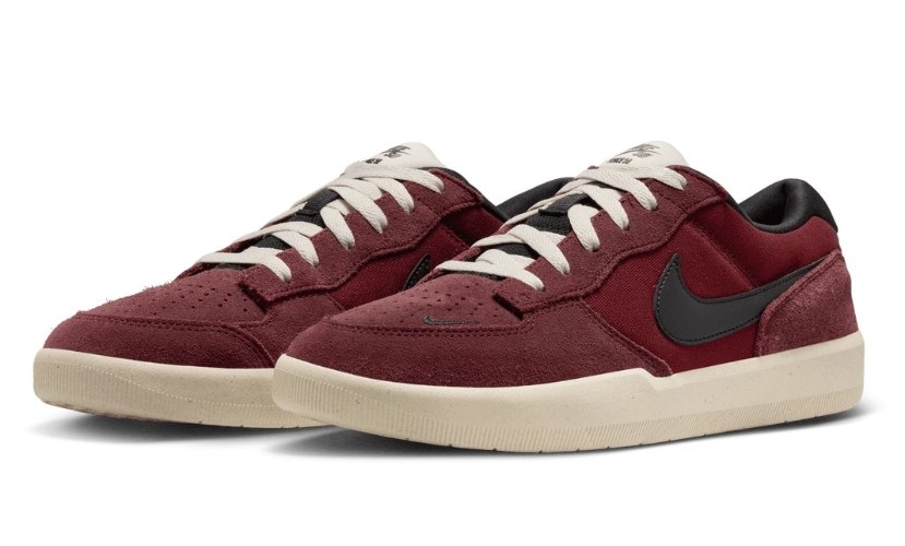 נעלי נייק Nike SB Force בורדו לבן
