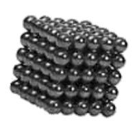 מגנובול - 125 כדורים מגנטים שחור - Magnoballs
