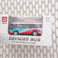אוטובוס  מתכת  בקופסה 1:18 - DELAUIXE BUS