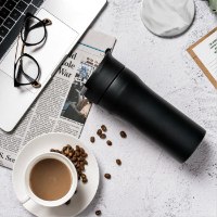 כוס תרמית גדולה להכנת קפה פילטר פרנץ' פרס Easy Go French Press Large - מארז לא מושלם
