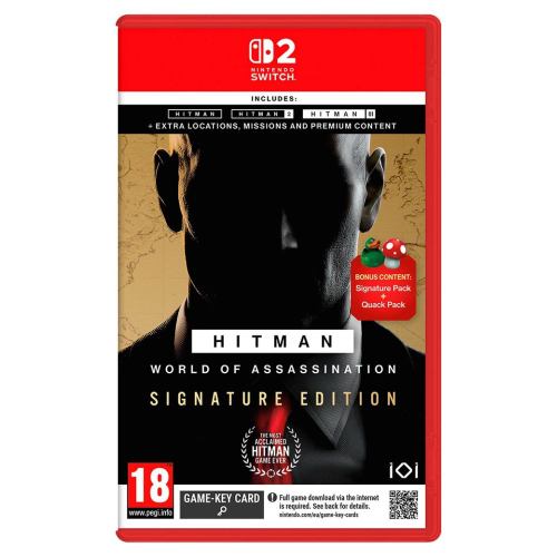 משחק NINTENDO SWITCH 2 - HITMAN WORLD OF ASSASSINATION SIGNATURE EDITION