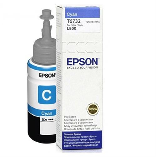 EPSON דיו B.70ML INK CYAN T6732