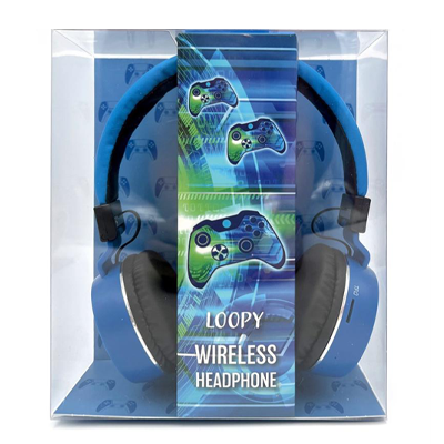 אוזניות קשת אלחוטיות בלוטות' - גיימינג כחול