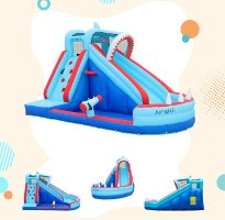 מתנפח מים הכריש הענק W83046 מבית Air My Fun