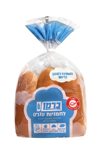 לחמניות ביס מתוקות ורכות בסגנון בריוש - ברמן - 8 יחידות.