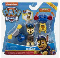 מפרץ הרפתקאות - דמות משחק CHASE   עם  אביזרים - PAW PATROL