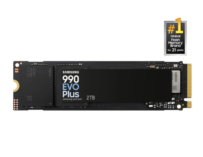 דיסק פנימי Samsung 990 EVO PLUS 2TB up to 7250 read 6300 Write