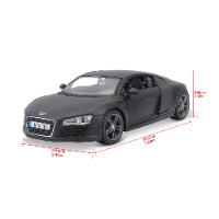 מאיסטו - דגם מכונית אודי R8 שחור - Maisto Audi R8 Black 1:24