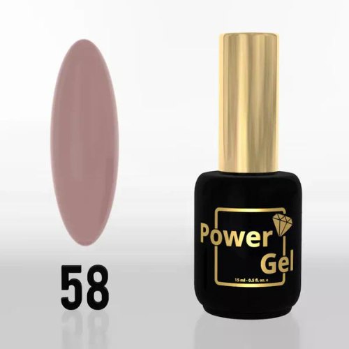לק ג'ל 58 פאוור ג'ל POWER GEL