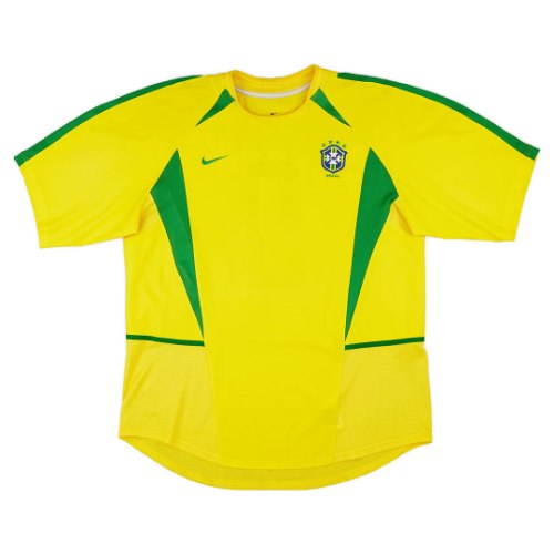 Brazil Home Shirt World Cup 2002