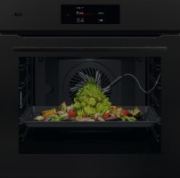 תנור בנוי פירוליטי שחור מט AEG  ABE75722T MealAssist  | גרמניה