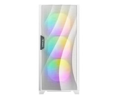 מארז לבן ANTEC DF700 FLUX Tempered Glass RGB Mid tower Black Case