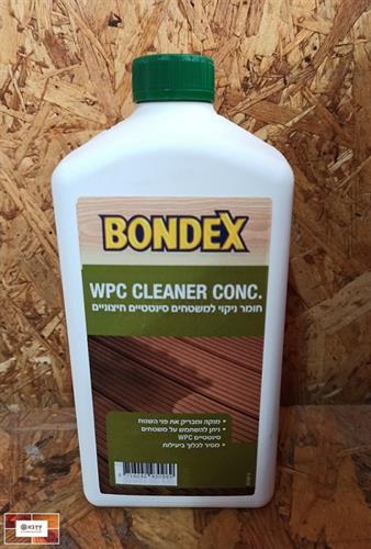 חומר ניקוי מעולה לדק סינטטי BONDEX WPC CLEANER
