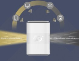 ראוטר סלולרי ZTE MC888 WiFi-6 AX3600 5G – ראוטר לבן, מחבר מכשירים שונים באופן אלחוטי.