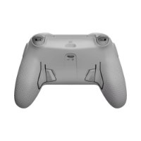 בקר גיימינג אלחוטי למחשב צבע לבן Scuf Envision Pro Revival Series – פריט בודד מבט אחורי על הבקר הלבן מראה ארבעה פדלים