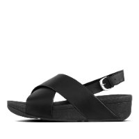סנדלי לולו קרוס שחור פיטפלופ FITFLOP
