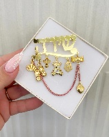 סיכה לעגלה עם שם אישי