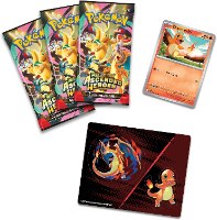 מארז פוקימון בליסטר 3 בוסטרים Pokémon Ascended Heroes ME2.5 Sticker Tech 3-Pack Charmander Blister