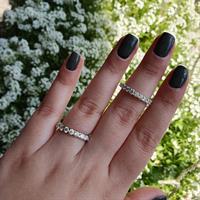 טבעת יהלומים 2.25 קראט │ טבעת איטרניטי עם יהלומים │ טבעת איטרניטי זהב לבן