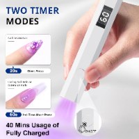 מנורת ייבוש לציפורניים UV/LED מקצועית חיבור USB פלוס מעמד נשלף