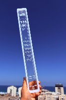 בית מזוזה שקוף עם מסגרת - 40 ס"מ