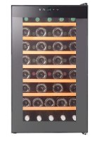 מקרר יין וינופו מדפי עץ  50 בקבוקים מבית VINOPO דגם CH-128FD2
