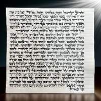 קלף מזוזה מהודר - 20 ס"מ אשכנז