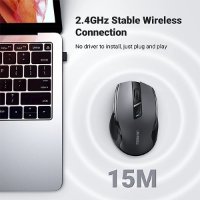 עכבר אלחוטי Bluetooth 5.0+2.4G UGREEN ארגונומי עד 4000DPI