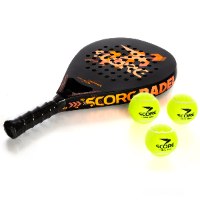 ערכת פאדל - מחבט SCORE דגם 78733 עם 3 כדורים בנרתיק