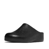 כפכף סגור עור שחור פיטפלופ FITFLOP