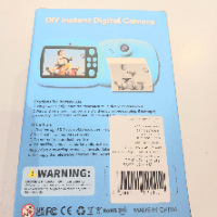 מצלמה דגיטלית בצבע ורוד מדפיסה - DIY Instant DIGITAL Camera