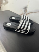 כפכפים ADILETTE SHOWER  אדידס פסים לבן שחור