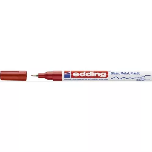 טוש פיינט 780 טיפ 0.8 מ"מ אדום אדינג edding