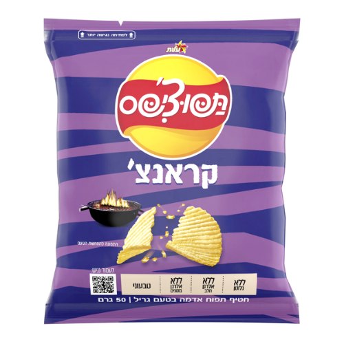 תפוצ'יפס קראנצ' בטעם גריל
