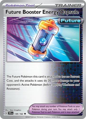 קלף בודד single פוקימון - future booster energy capsule - Temporal Forces - 149/162