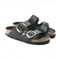 בירקנשטוק כפכפי נשים אריזונה אבזם שחור BIRKENSTOCK ARIZONA BLACK BIG BUCKEL