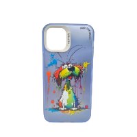 כיסוי מצוייר איכותי לאייפון IPHONE 15 PRO כלב מצחיק