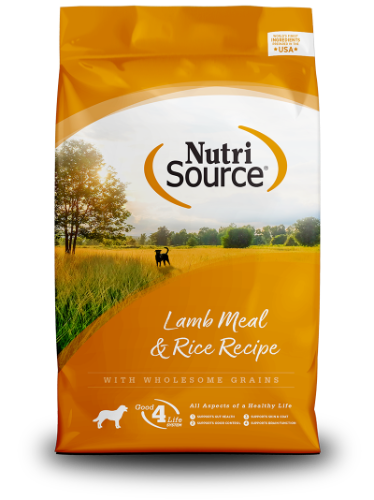 נוטרי סורס בוגר גזע בינוני כבש ואורז 13.6 קג -NUTRISOURCE MEDIUM BREED LAMB AND RICE