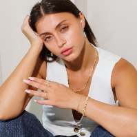 צמיד זהב 14k לאישה - צמיד חוליות רחב לאישה- 9ממ