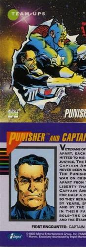 קלף בודד מארוול marvel - punisher & captain america - Universe Series 3 - 94
