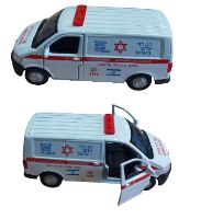 רכב מגן דוד אדום בישראל לבן