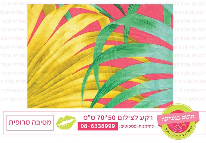 רקע מסיבה טרופית