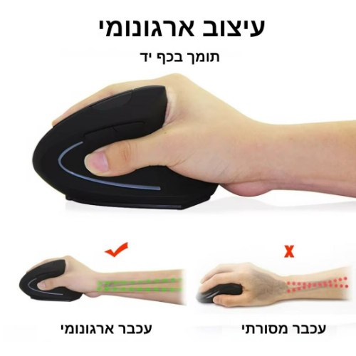 עכבר ארגונומי Ergonomix Pro