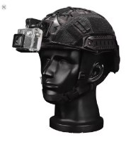 תושבת זוויתית למצלמות גוף ו-GoPro - חיבור מהיר לקסדות ואביזרי שטח