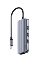 CUDY 6-IN-1 USB-C Hub with GbE & 4K@60Hz HDMI UH606