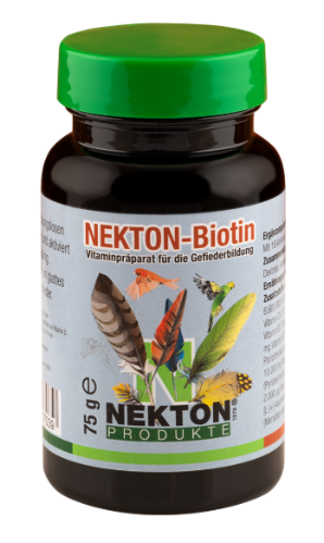 NEKTON BIOTIN תוסף לחילוף הנוצות 75 גרם "נקטון" גרמניה