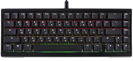 מקלדת מכנית קומפקטית Ducky ProjectD Tinker 65 עם סוויצ’ים cherry silver 
