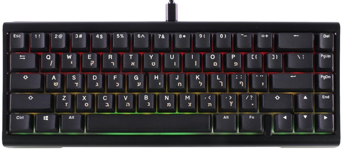 מקלדת מכנית מבית דאקי Ducky ProjectD Tinker 65 Cherry Silver Switch