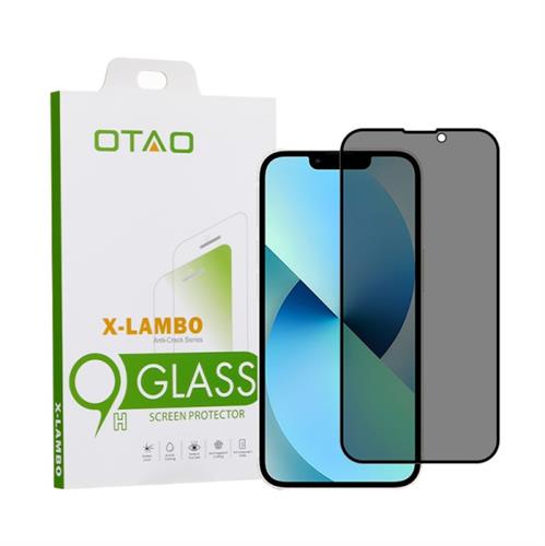 זכוכית מלאה PRIVACY לאייפון 13 פרו מקס / 14 פלוס - חברת OTAO (הגנה מושלמת למכשיר ולפרטיות שלך)