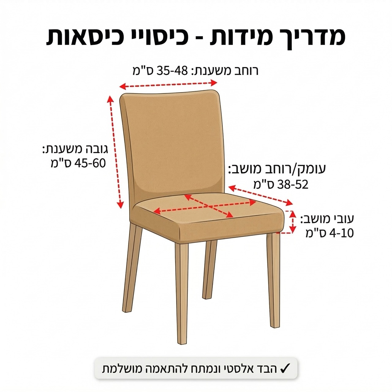 כיסוי כסא מתקרב